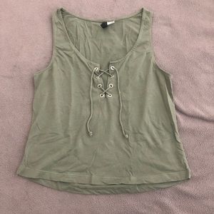 H&M Olive Green Tank Top